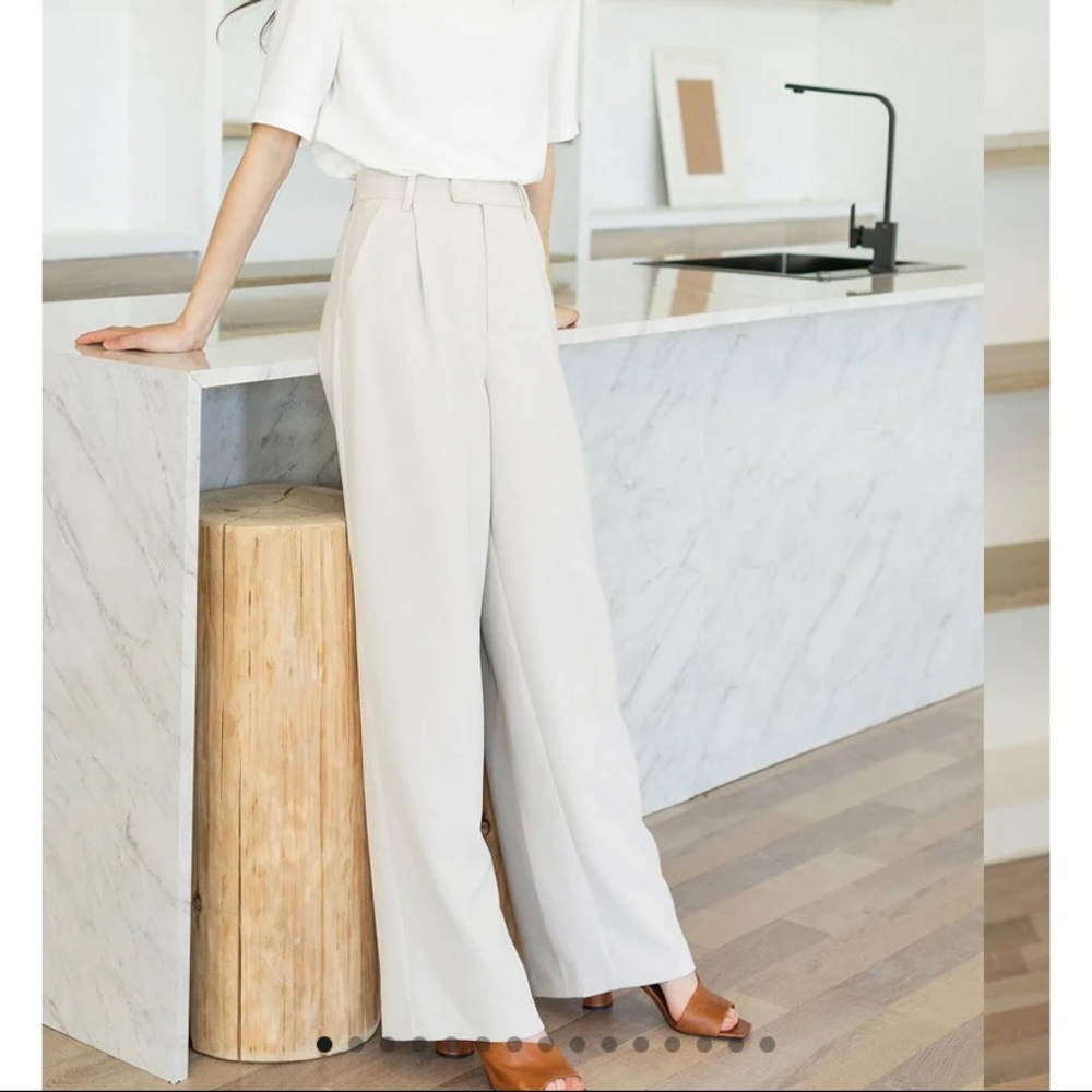 J.ing Business Essential Slacks - Ivory